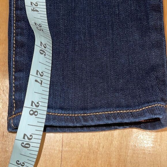 GAP 1969 Womens Low Rise Always Skinny Stretch Denim Jeans Dark Wash Size 28 - Picture 11 of 11